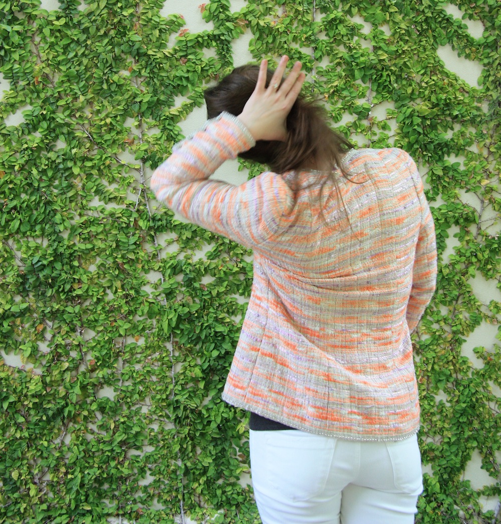 Despite the seriously close fit in an unrelenting woven fabric, there's plenty of room for a hair flick.